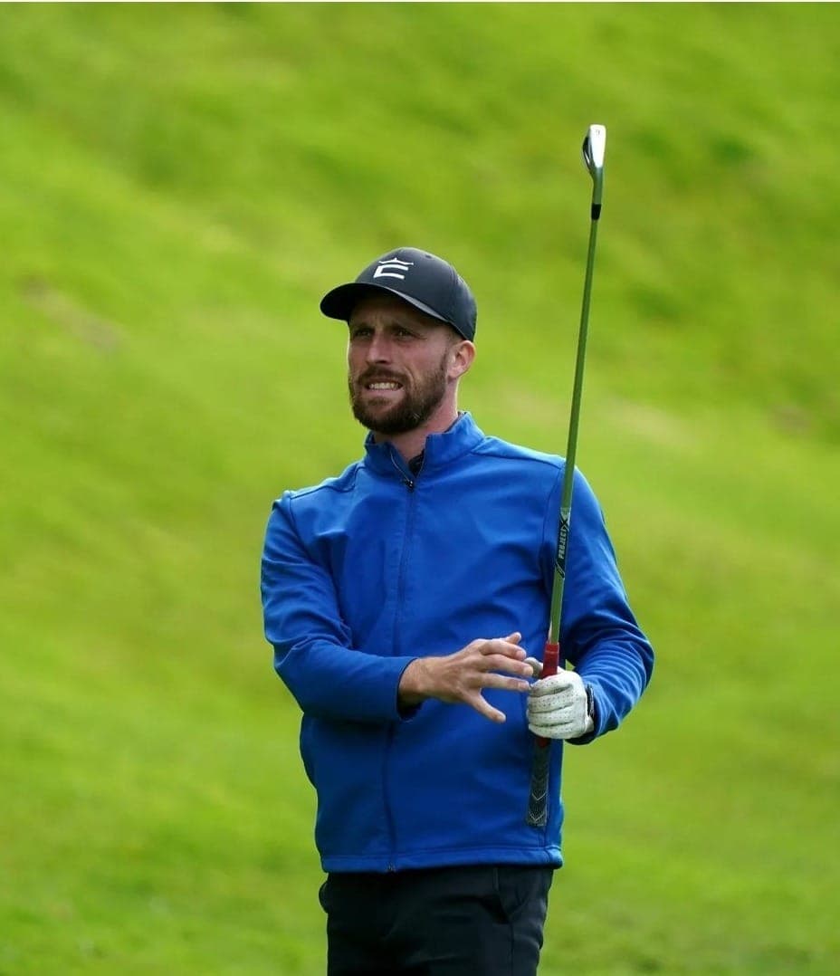 Jeb, Golf Professional at Welbeck Manor, on the course